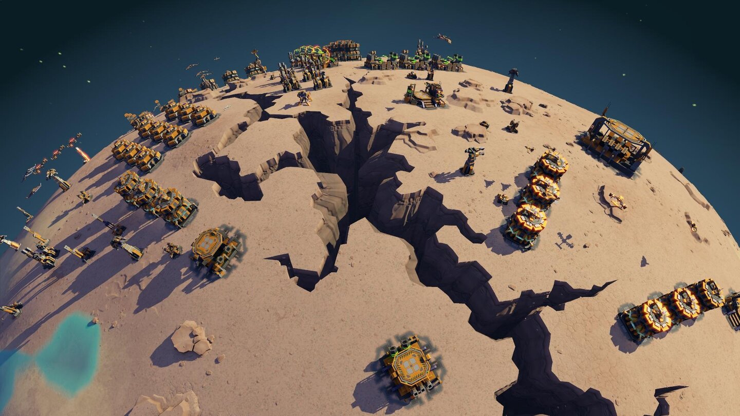 Planetary Annihilation - Screenshots aus dem Singleplayer-Modus »Galactic War«