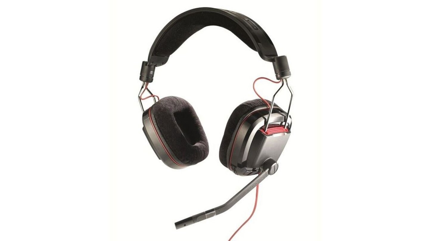 Die offene Ausführung der Ohrhörer und das geringe Gewicht verleihen dem Headset trotz des massigen Aussehens guten Tragekomfort.