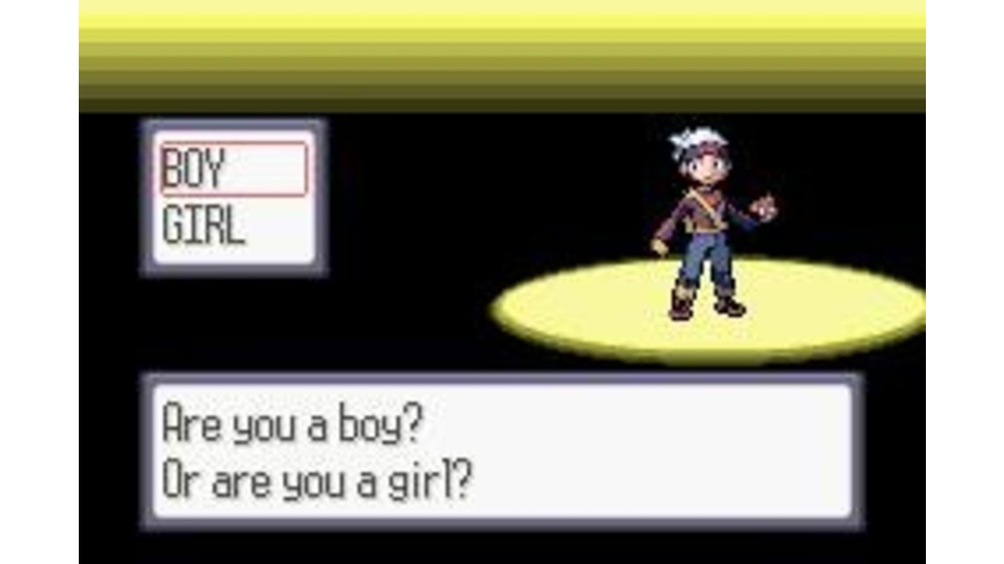 Choose a boy or girl to play as