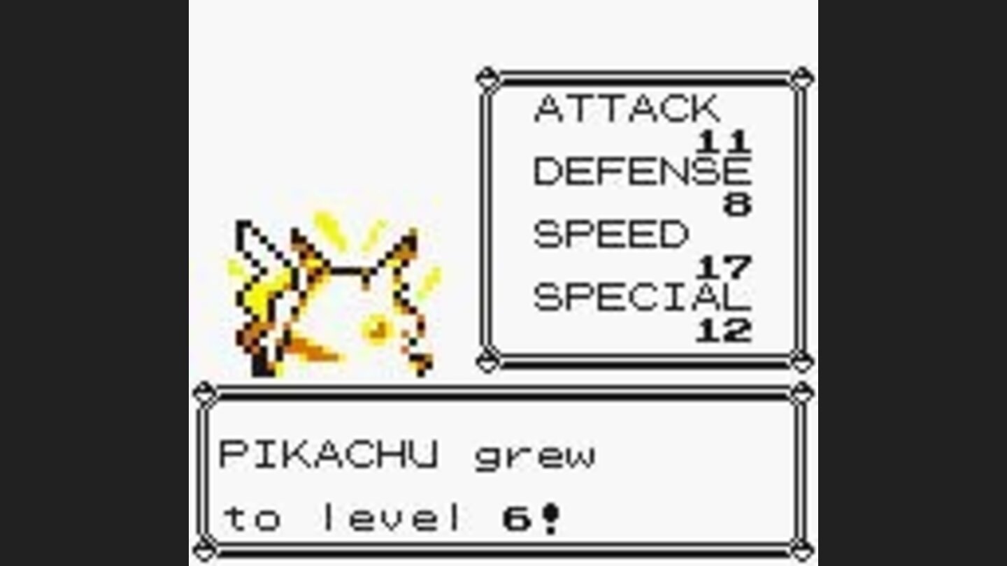 Pikachu wins! (on a GBC)