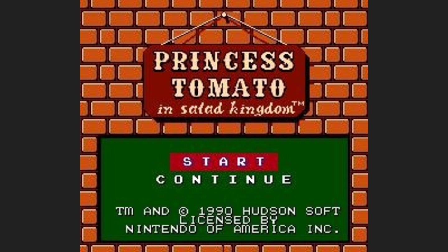 Title screen