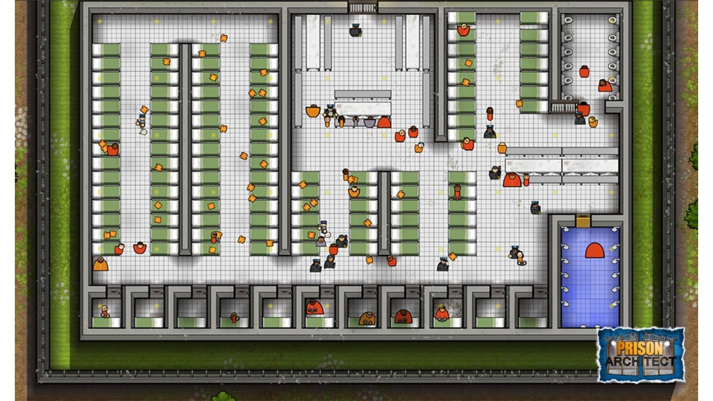 Prison Architect - Screenshot der Konsolen-Portierung