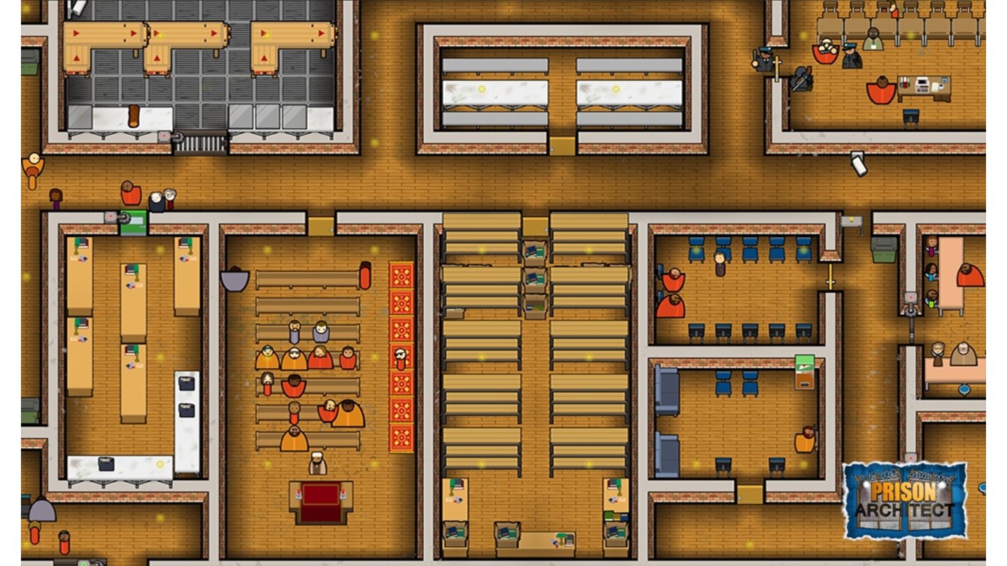 Prison Architect - Screenshot der Konsolen-Portierung