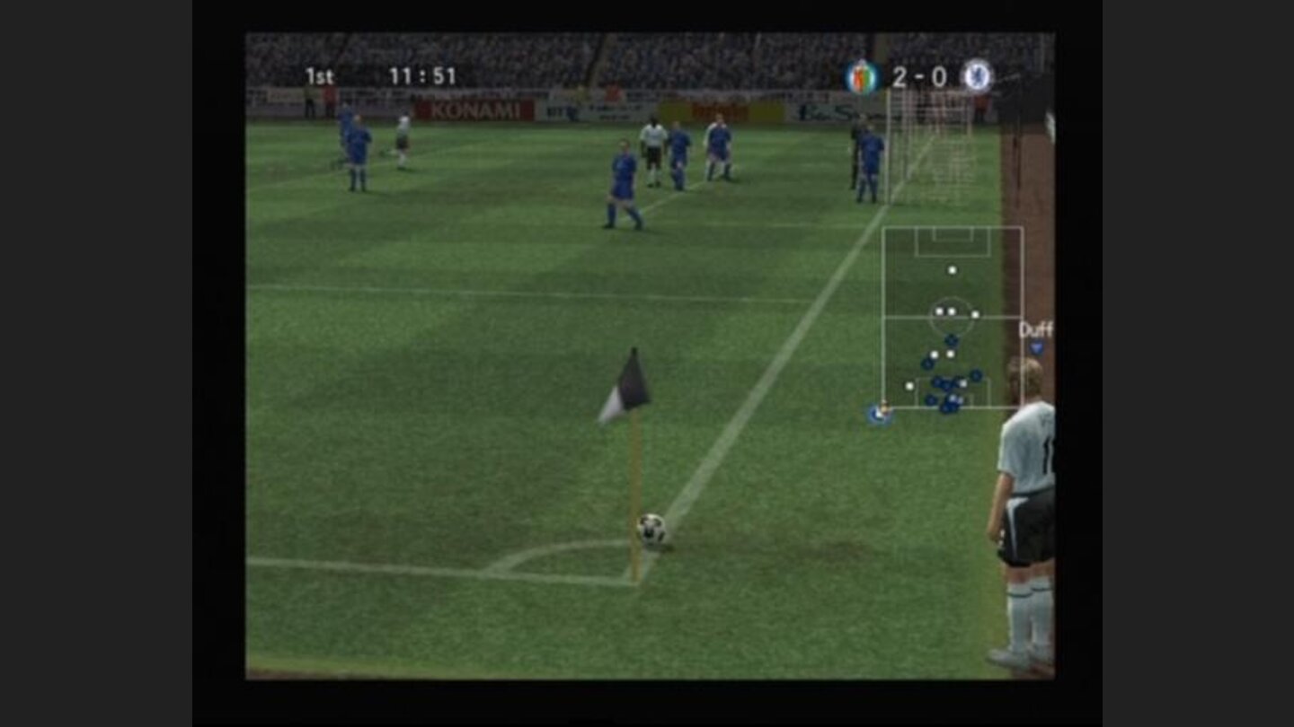 Corner kick for Chelsea