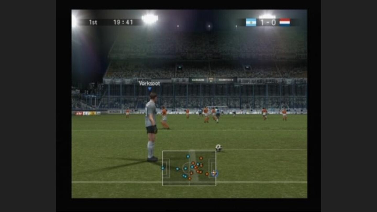 Goal kick for the goal keeper