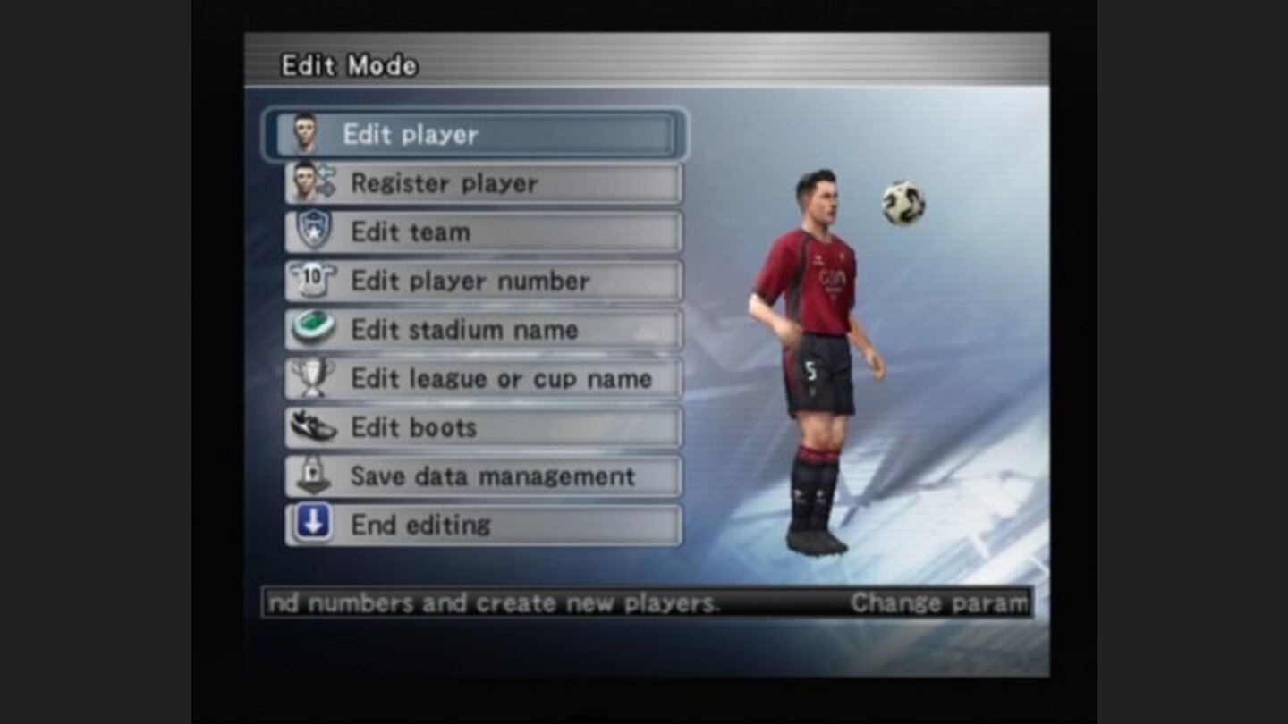 Edit mode lets you edit names, looks, and such