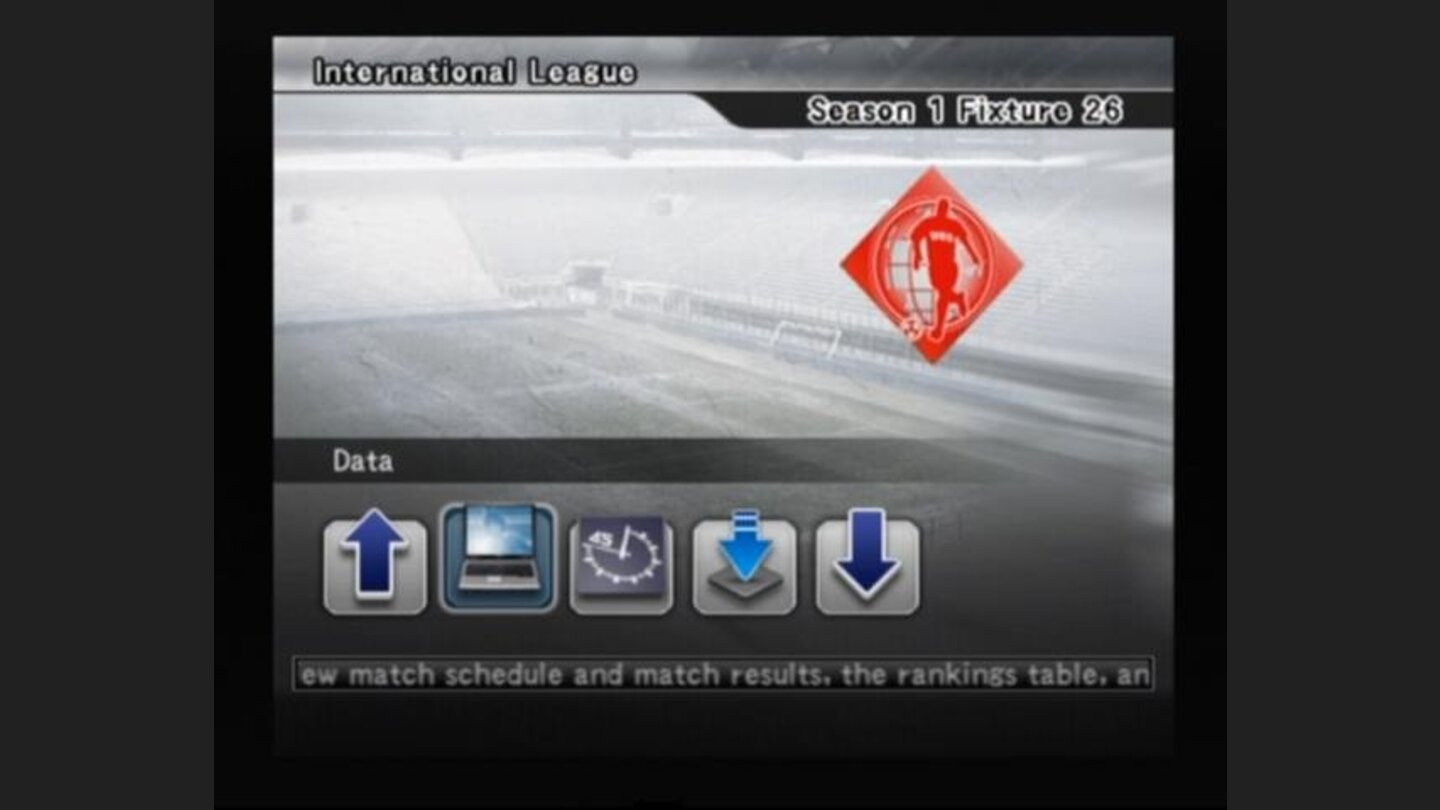 International league main menu