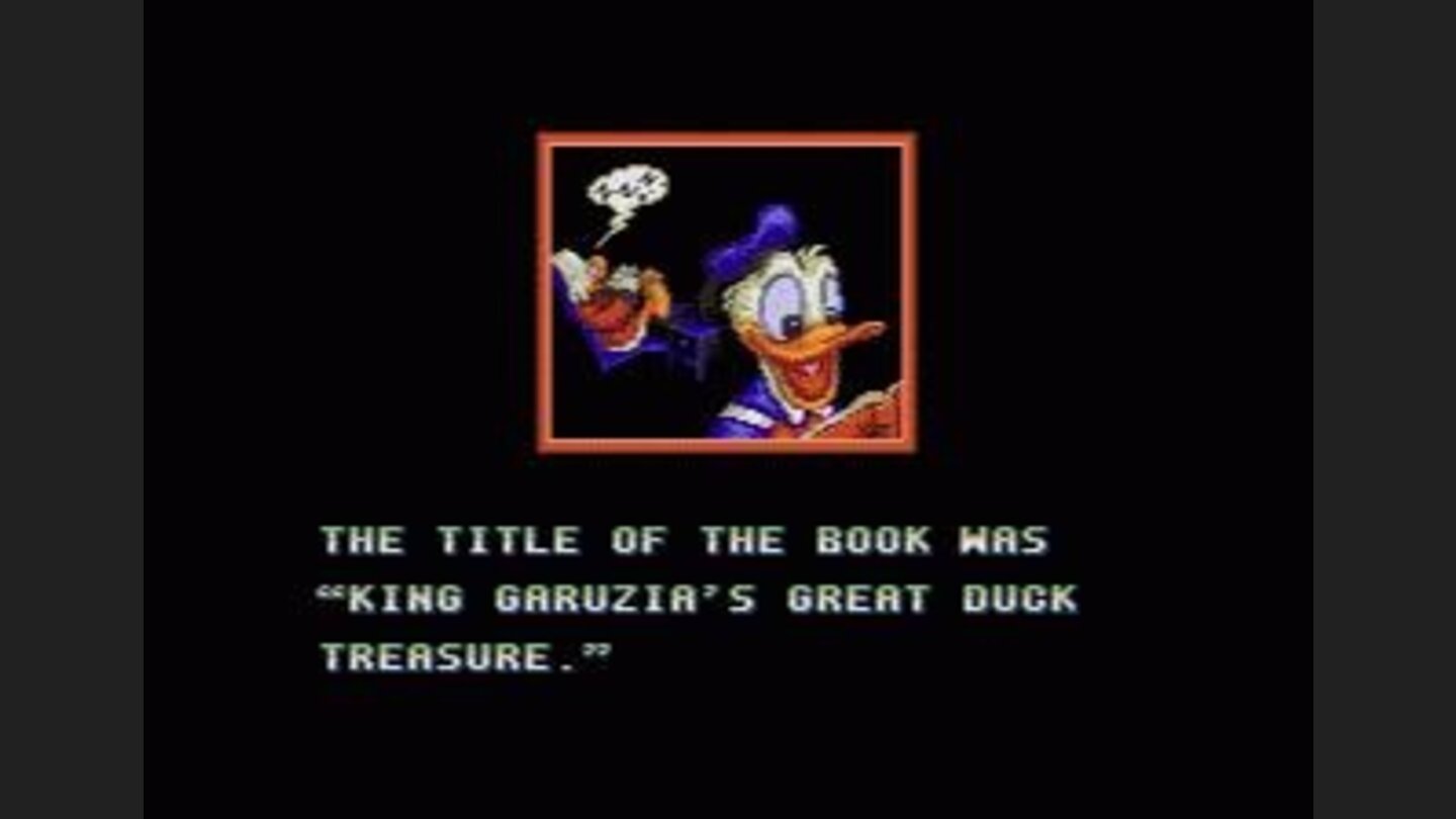 Donald finds the treasure map..