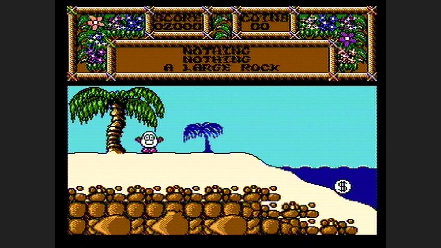 The starting location (Treasure Island Dizzy)