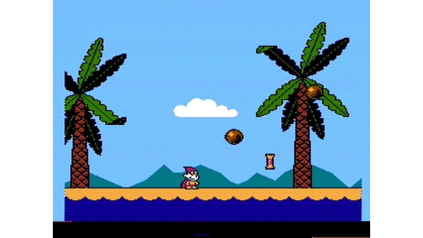 Falling coconuts at the beach (Linus Spacehead)
