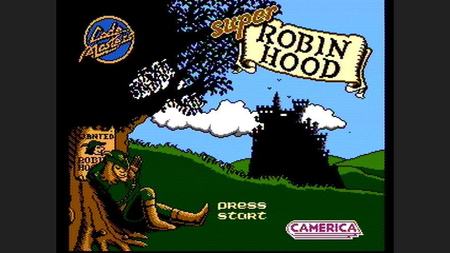 Title screen (Super Robin Hood)