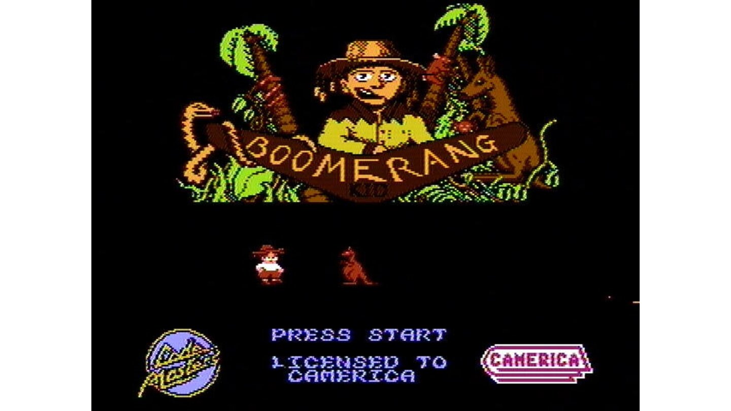Title screen (Boomerang Kid)