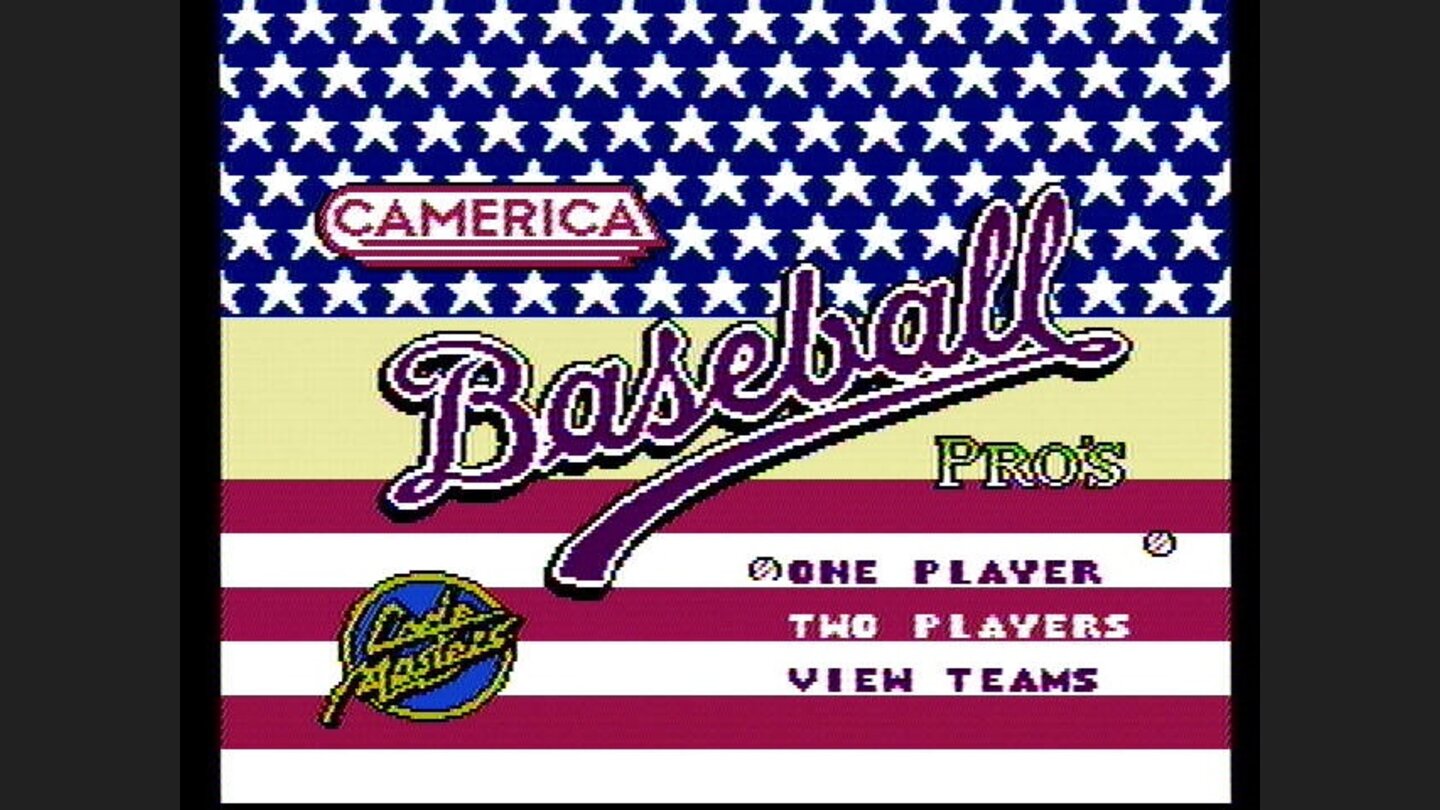 Title screen (Baseball Pros)