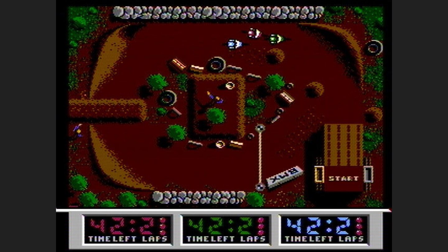 Racing on dirt (BMX Simulator)