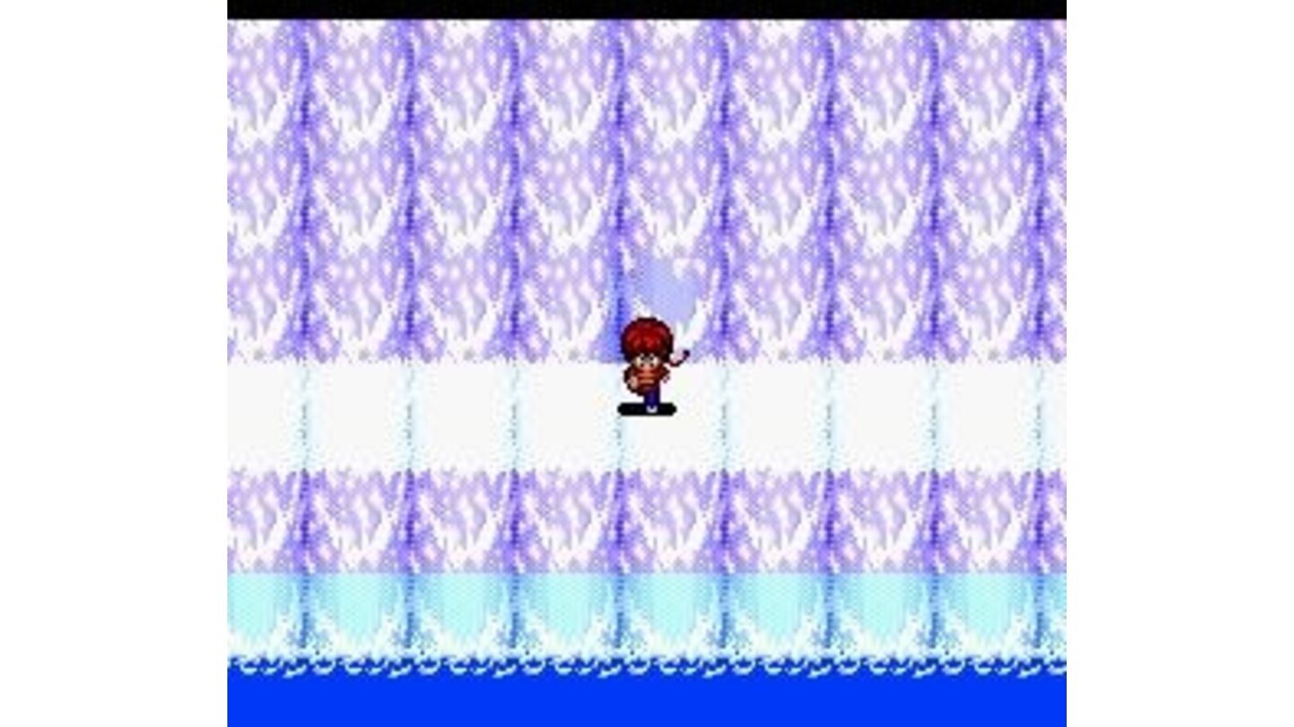 Ranma is lost in the waterfall