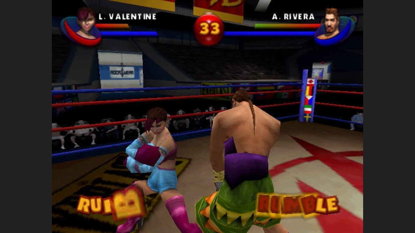 What a punch, Thats no lady!