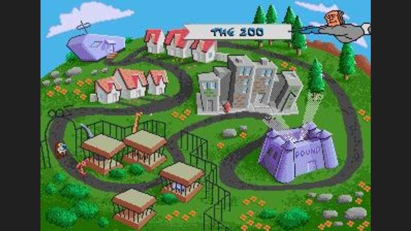 Moving on the world map