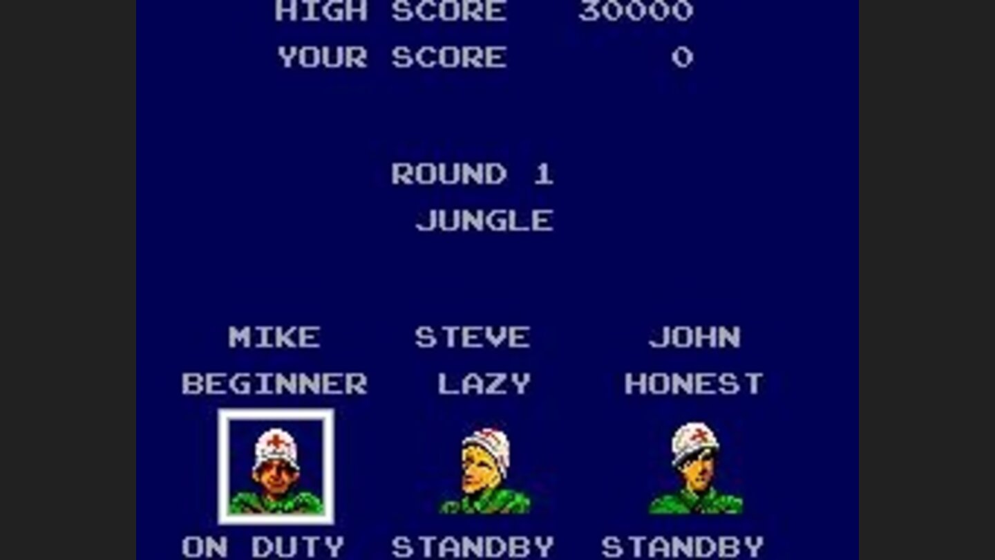 The Get Ready screen