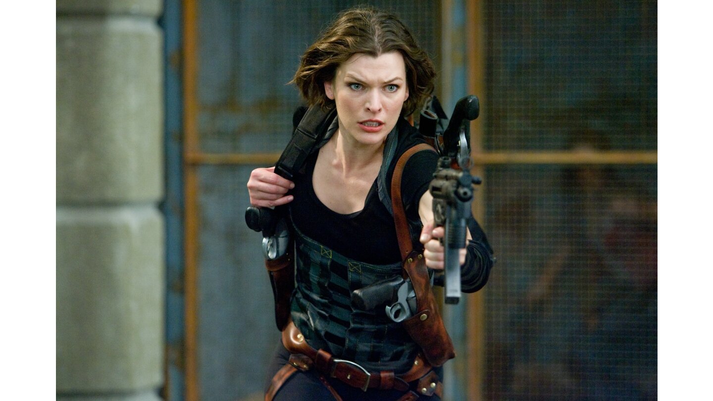 Resident Evil: AfterlifeMilla Jovovich macht ihre Stunts meistens selber.