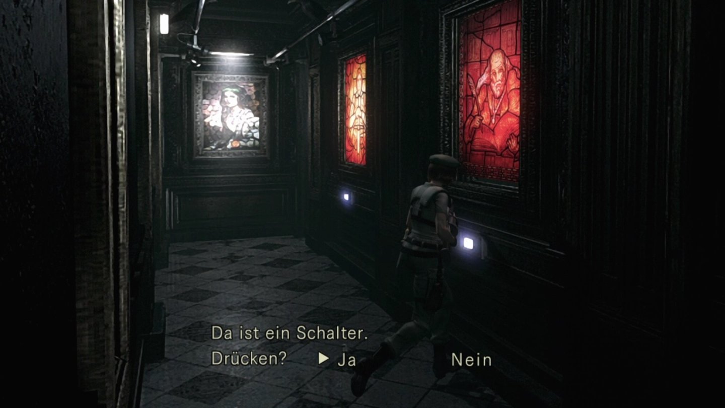 Resident Evil RemasteredAuch Schalterrätsel gehören zu den gängigen Sicherungsmaßnahmen der Umbrella Corporation.