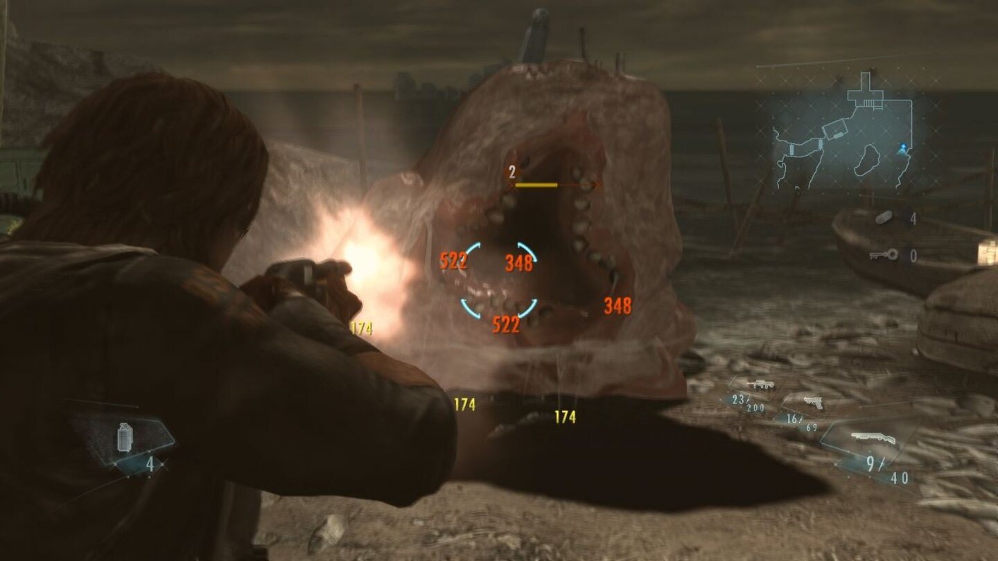 Resident Evil: RevelationsAuf die Punktzahl kommt es an: Praktischerweise zeigt das Spiel diese im Raubzug-Modus direkt an.