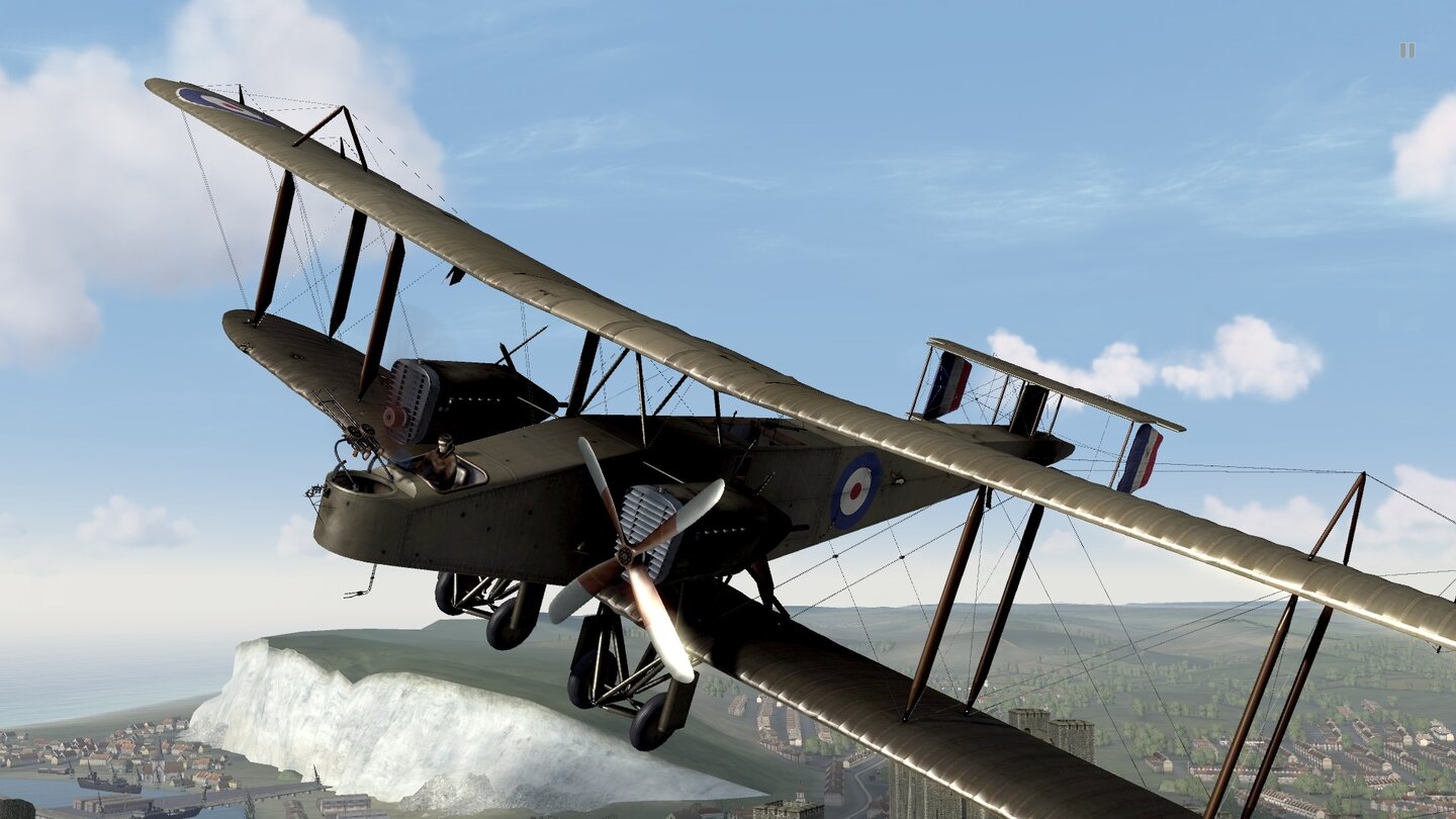 Rise of Flight: Channel Battles Edition... der Backbordmotor streikt, eine Strebe fehlt, und ...