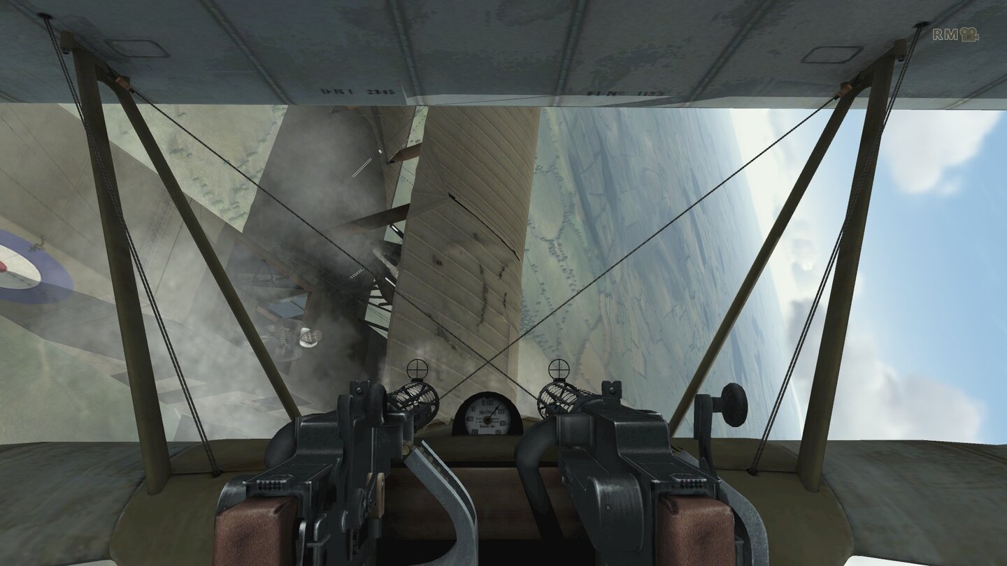 Rise of Flight: Channel Battles EditionDichter geht’s nicht: Auf Tuchfühlung mit dem Heckschützen.