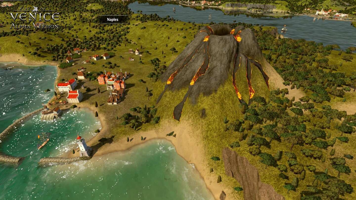 Rise of VeniceNeapel sitzt gefährlich im Schatten des Vulkan Vesuv.