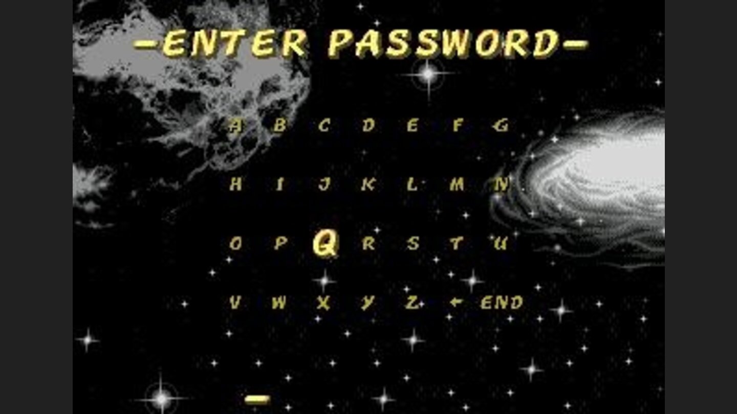 Entering level password