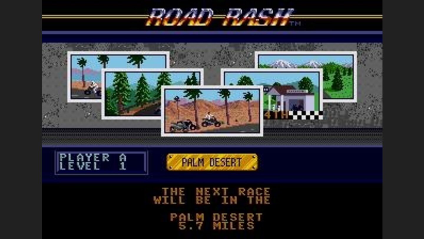 Select one of these five level 1 racetracks