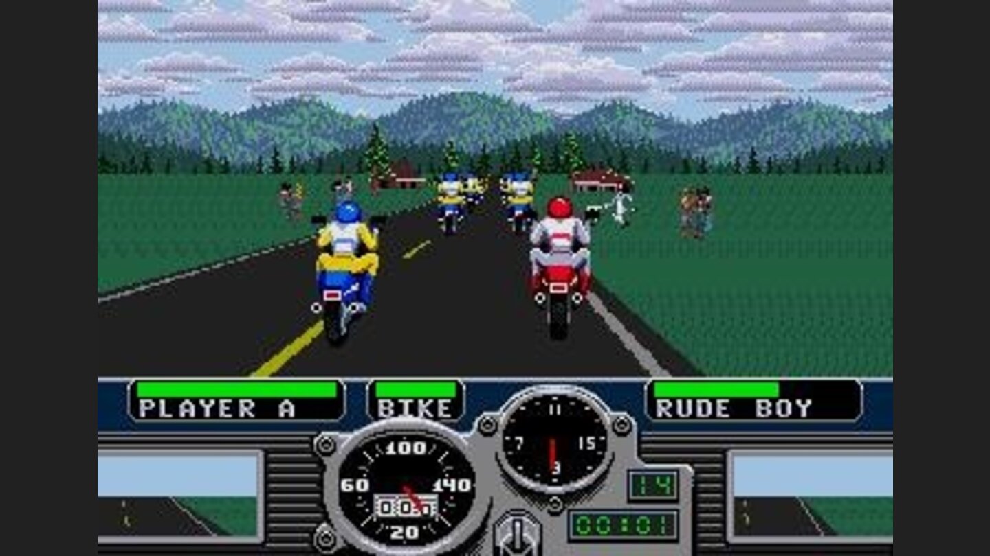 Start of the Redwood Forest race