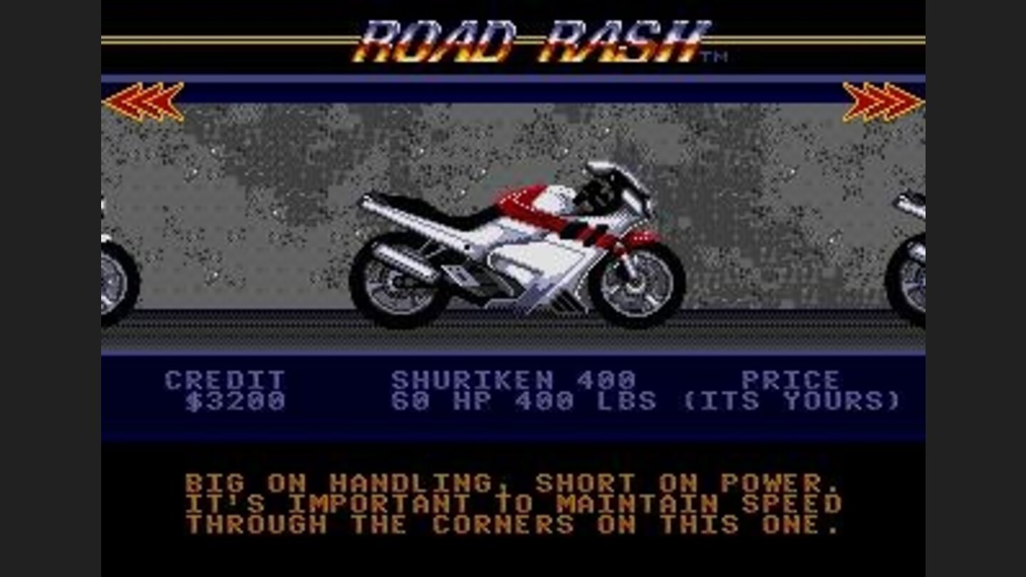 Bike shop. This is the bike you start with