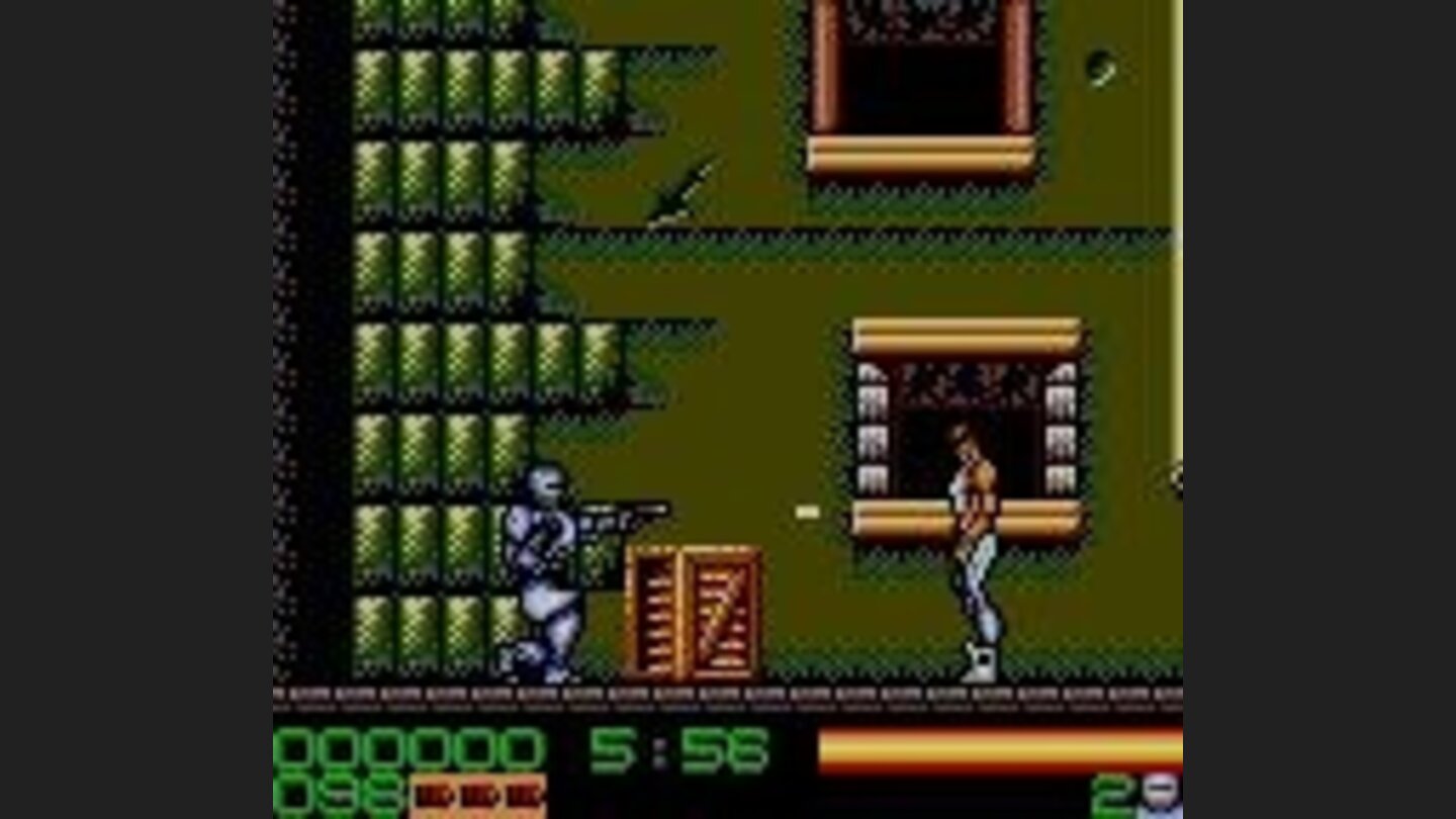 Baddie about to be hit