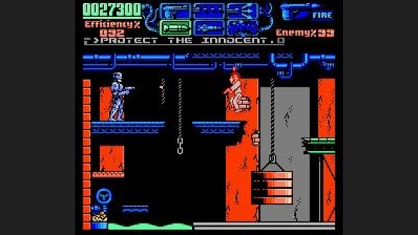 Those hanging enemies are particularly annoying