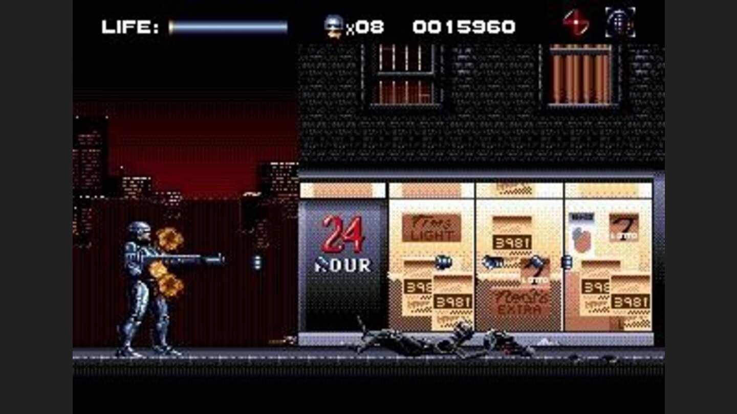 when knocked down again he gets up with no skin