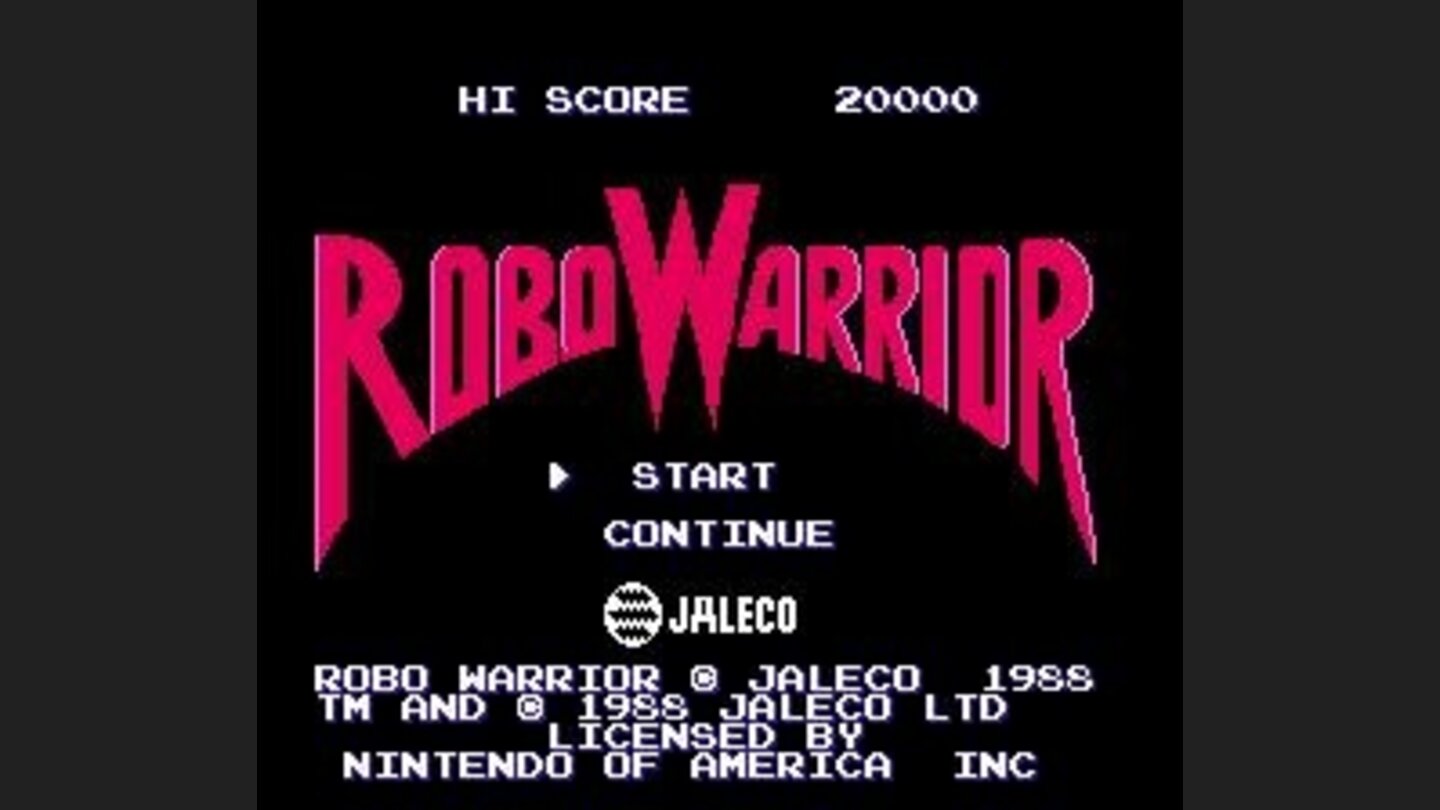 North American Title Screen