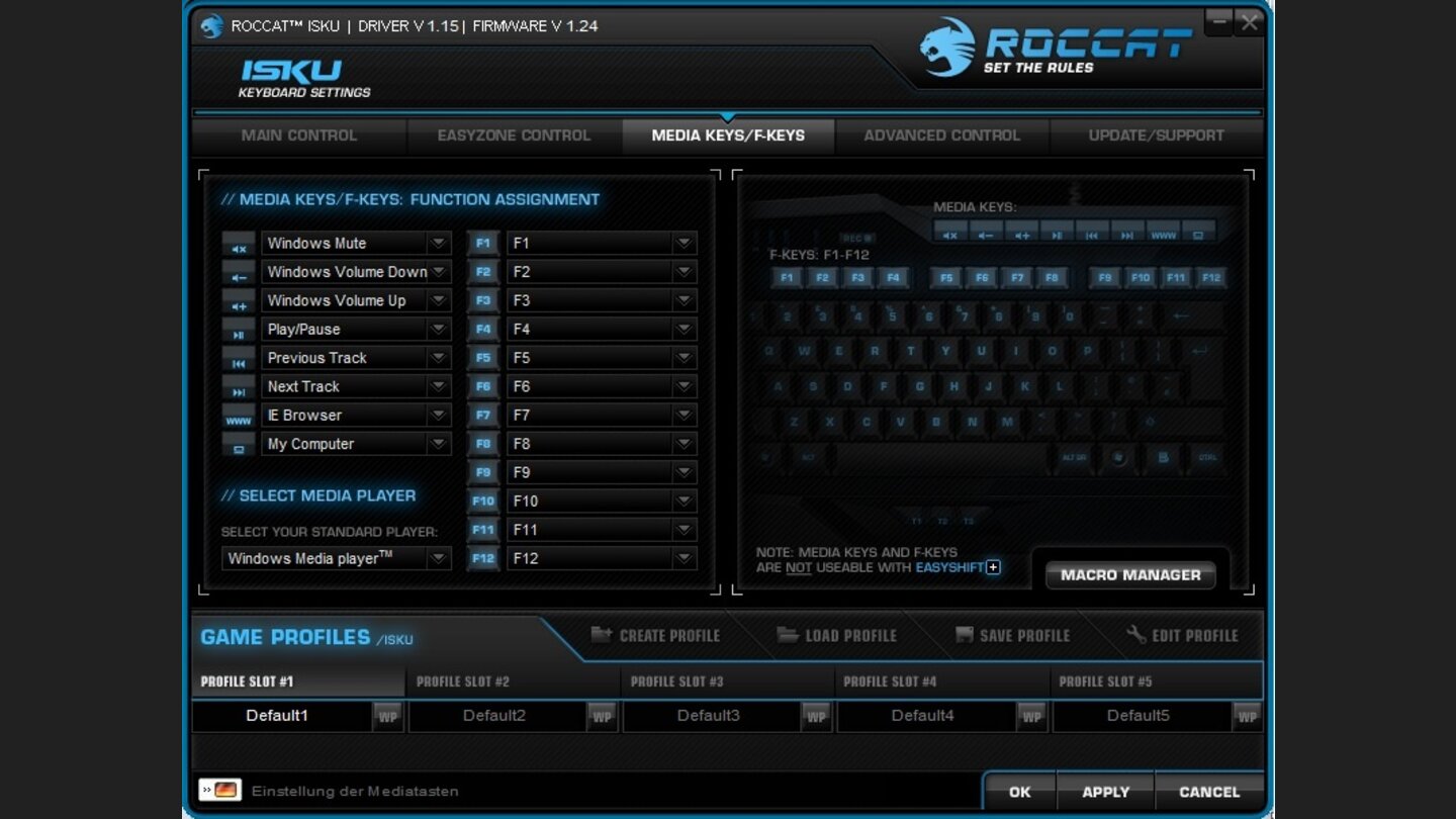 Roccat Isku - Treiber
