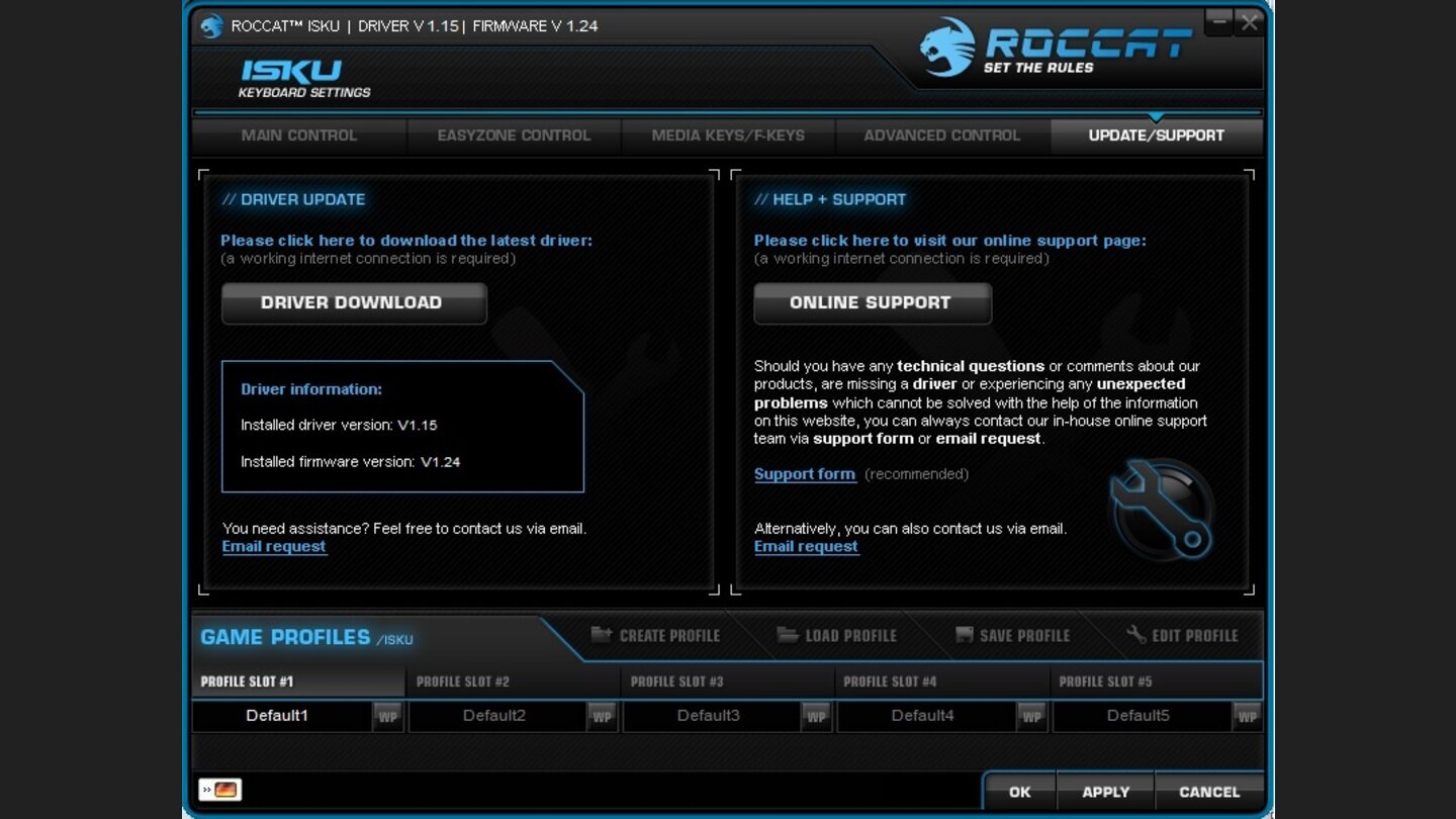 Roccat Isku - Treiber