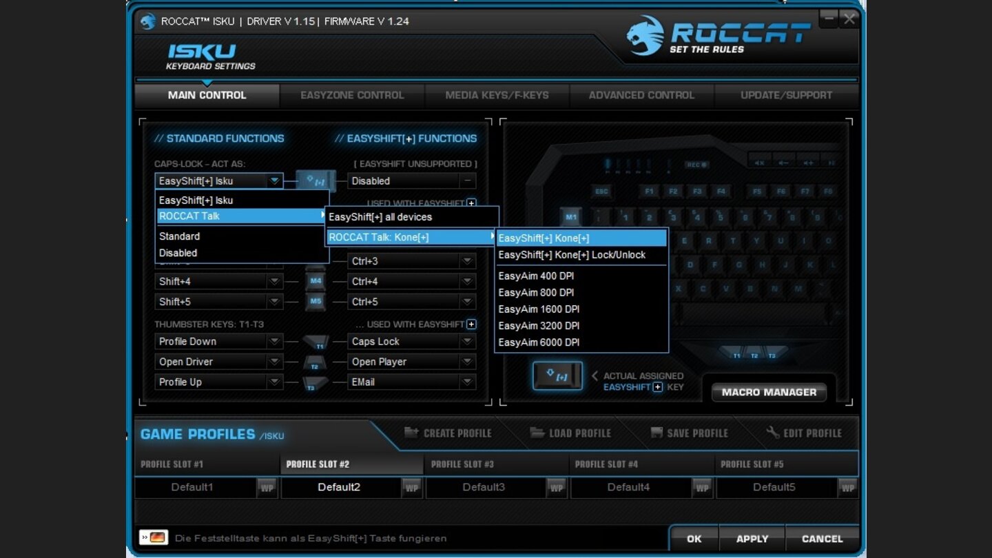 Roccat Isku - Treiber