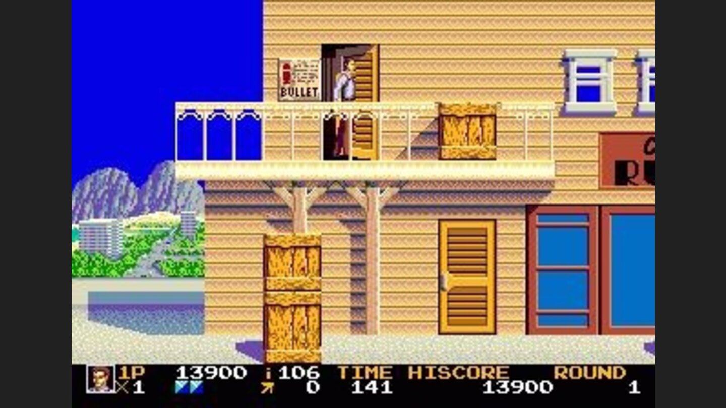 Get extra ammo from doors with a sign next to it. Some even contain special features, but often a trap as well.