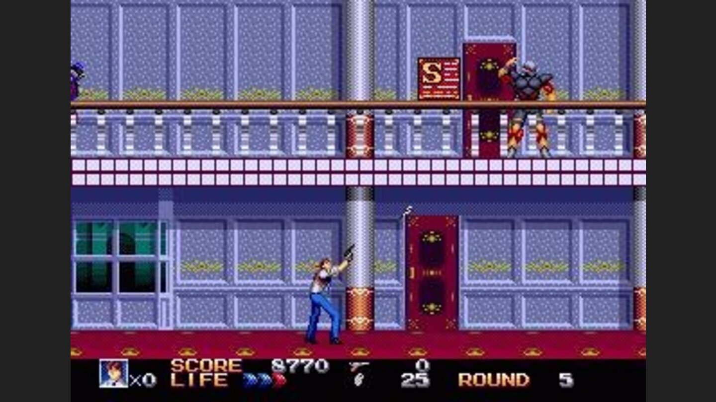 Diagonal shooting in the mansion