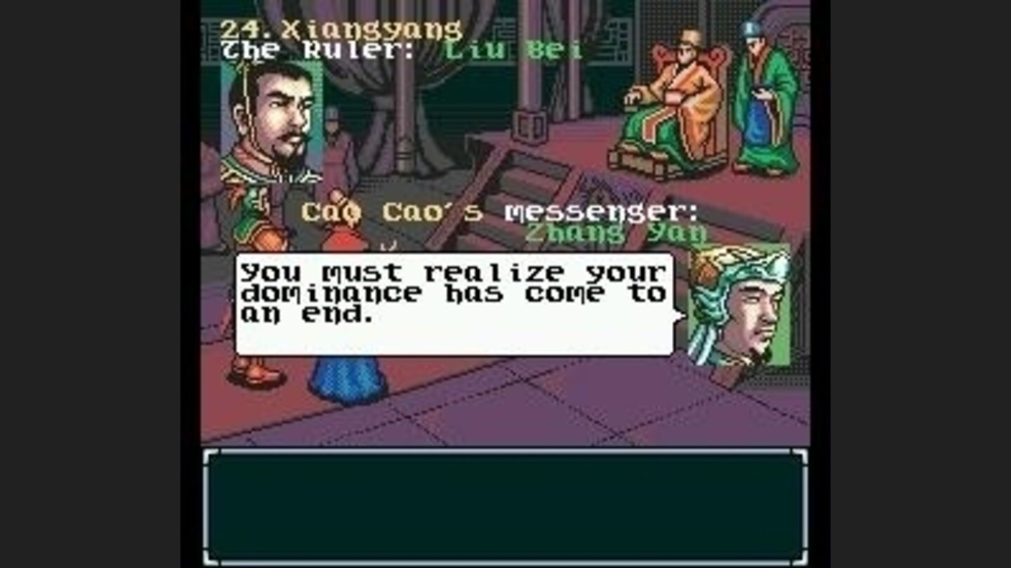 You threaten Liu Bei