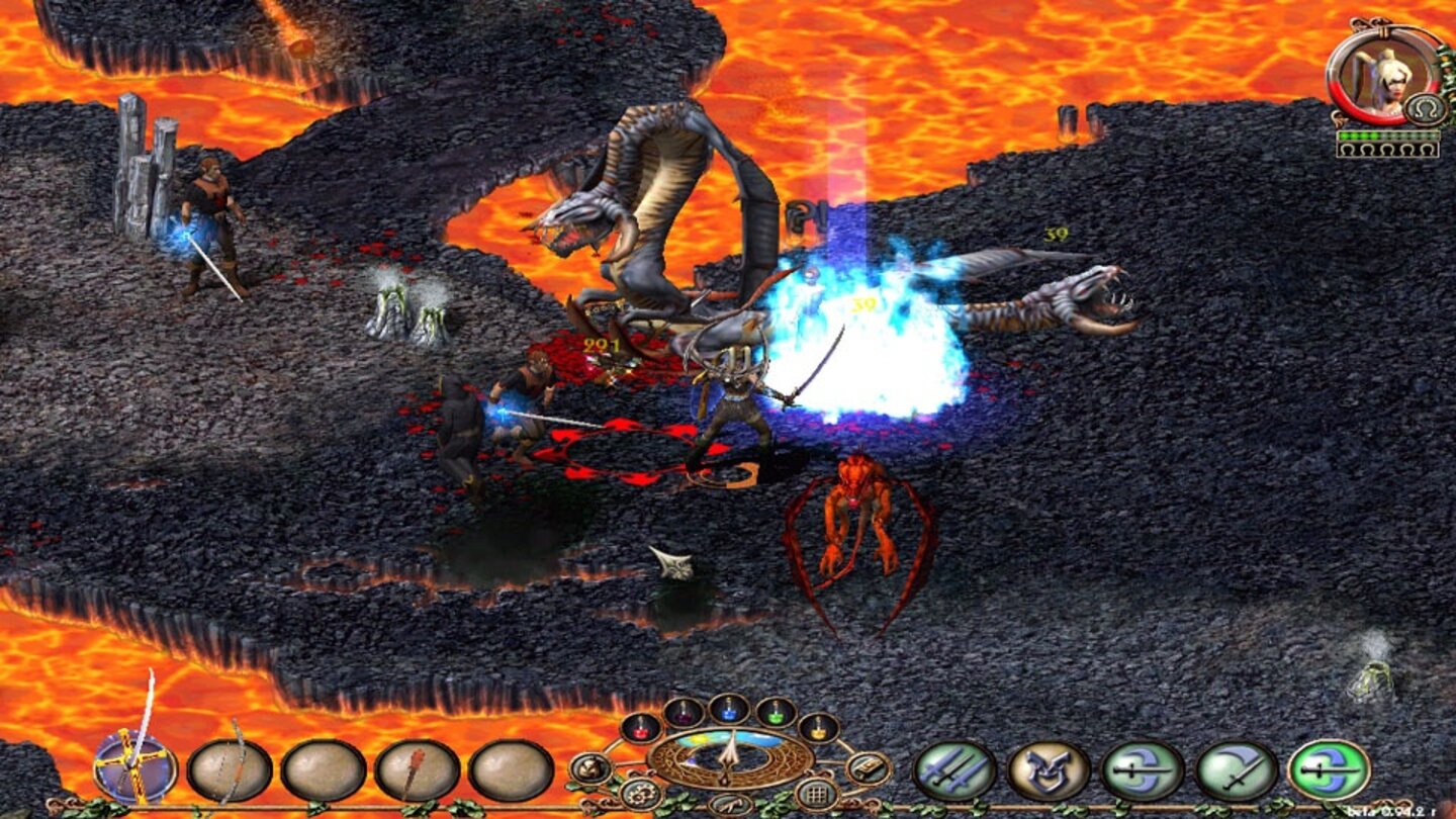 Sacred-Reihe (2004200520082009) Im Add-On Sacred Underworld (2005) kommen zu den sechs Klassen des Hauptspiels noch zwei neue Klassen und eine komplette Welt dazu, die sich, wie der Name andeutet, unter Ancaria befindet und von Pilzmenschen und Dämonen bevölkert wird.