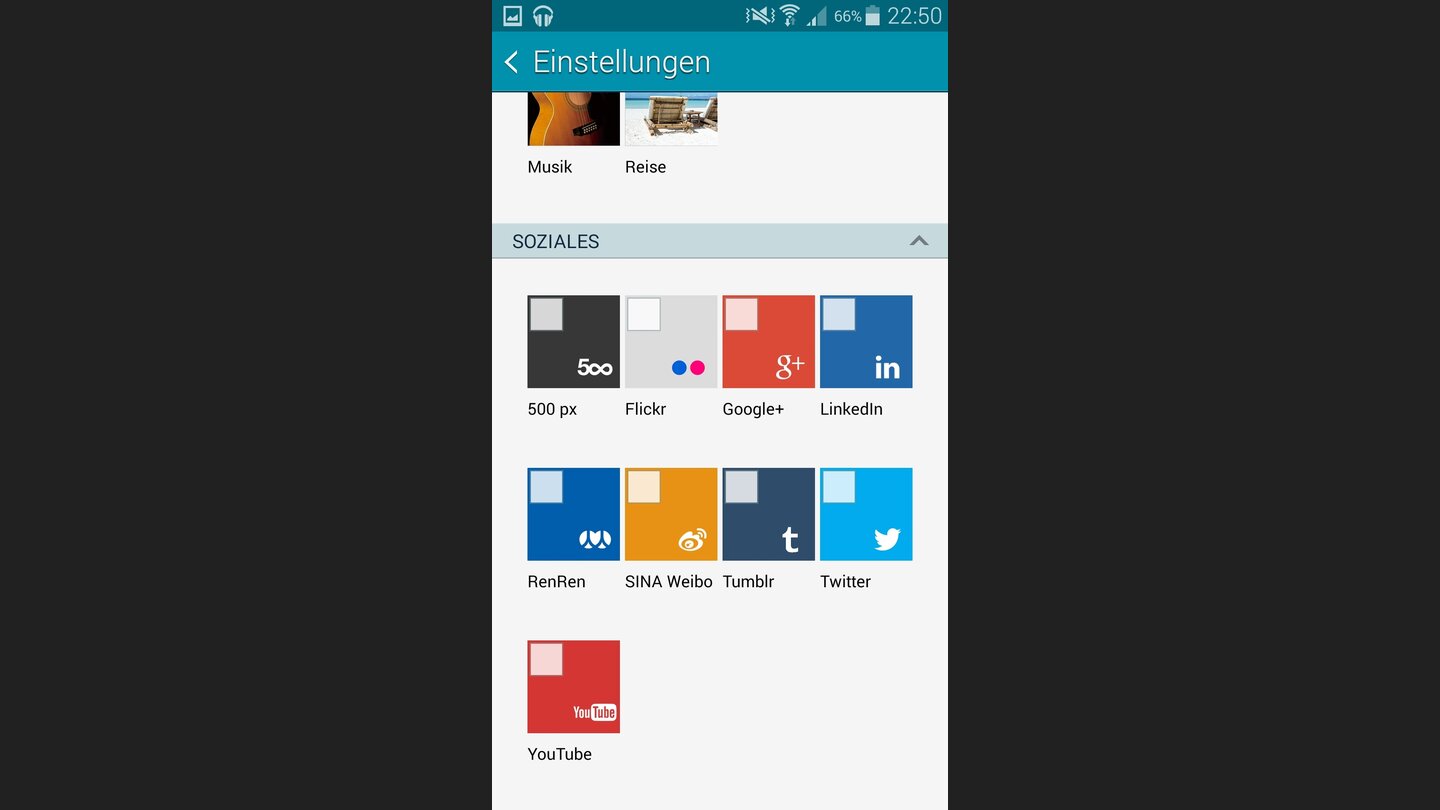 Samsung Galaxy S5 Screenshots