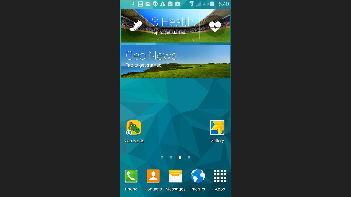 Samsung Galaxy S5 Screenshots