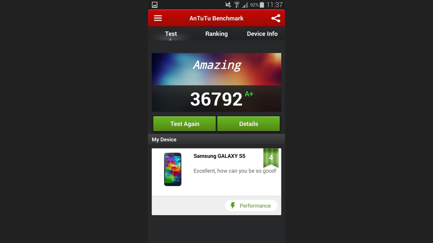 Samsung Galaxy S5 Screenshots