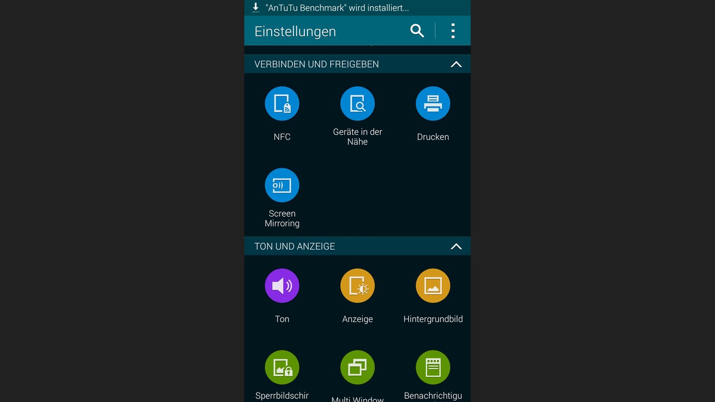 Samsung Galaxy S5 Screenshots