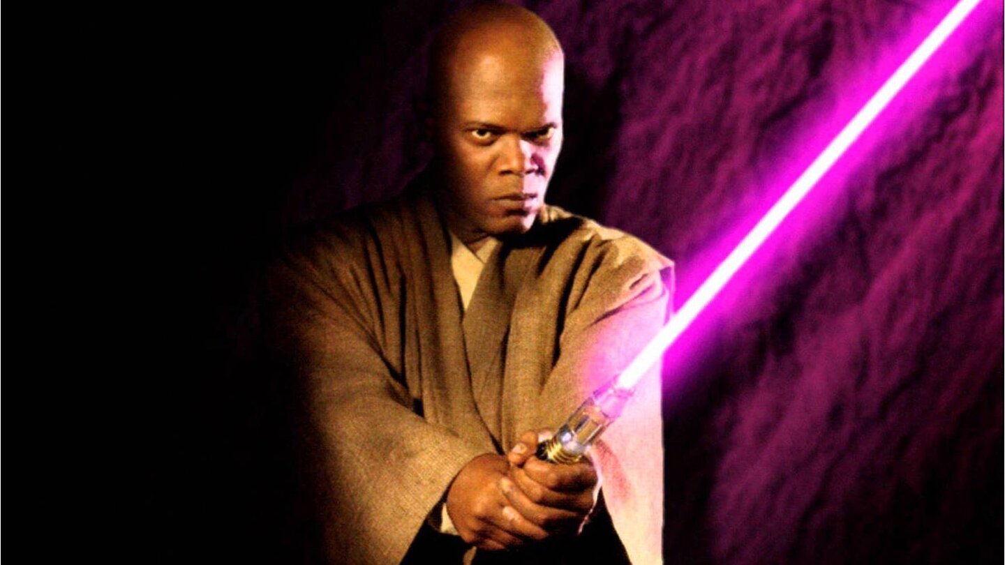 Samuel L. JacksonSamuel L. Jackson war unter anderem in Pulp Fiction und Star Wars: Episode 2 – Angriff der Klonkrieger (Bild, als Jedi-Meister Mace Windu) zu sehen.