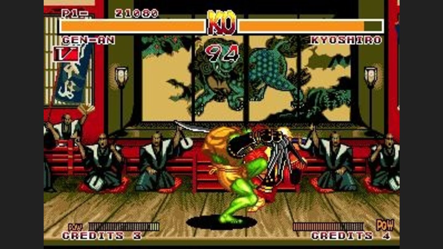 Gen-An vs Kyoshiro gameplay