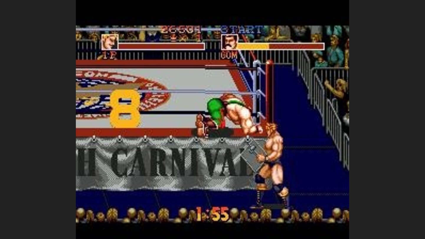 Outside the ring you can fight with weapons